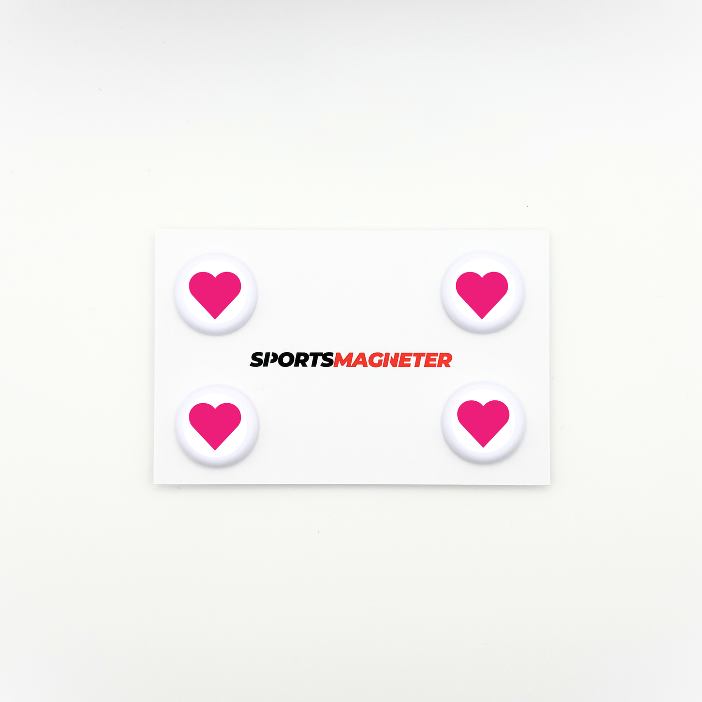 SportsMagneter - Pink Hjerte