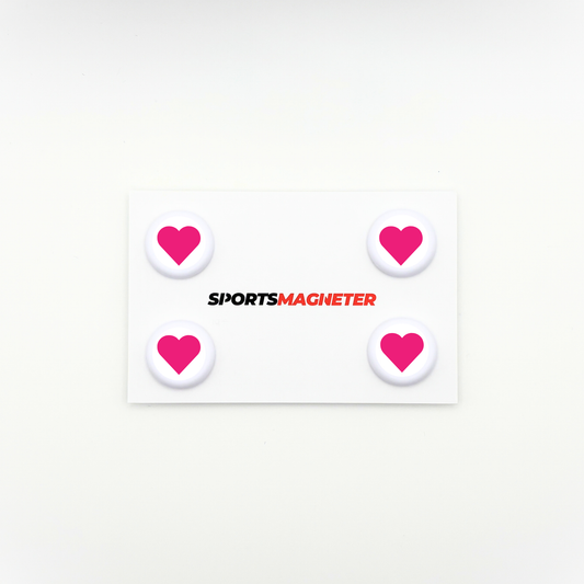 SportsMagneter - Pink Hjerte