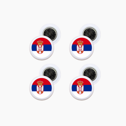SportsMagneter - Flag Serbien